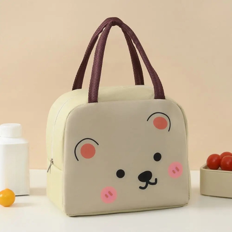 Insulated Lunchpal Baby Lunch Bag with Playful Pet Graphics - Keeps Food Fresh and Convenient for Kids