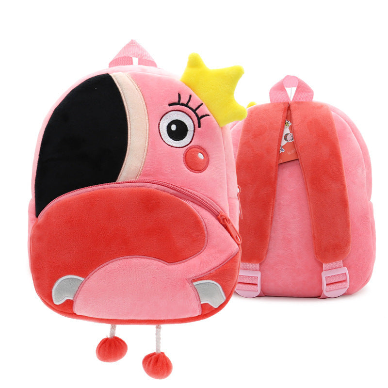 Adorable Zooby BackPack for Kids - Plush Animal Design Backpack with Adjustable Straps and Spacious Interior