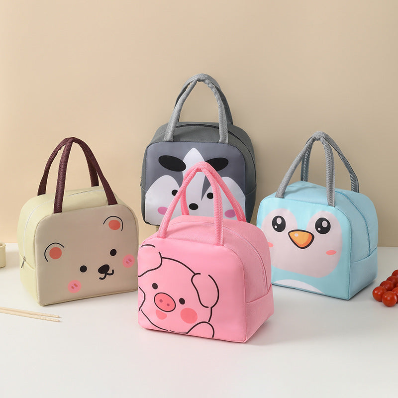 Insulated Lunchpal Baby Lunch Bag with Playful Pet Graphics - Keeps Food Fresh and Convenient for Kids