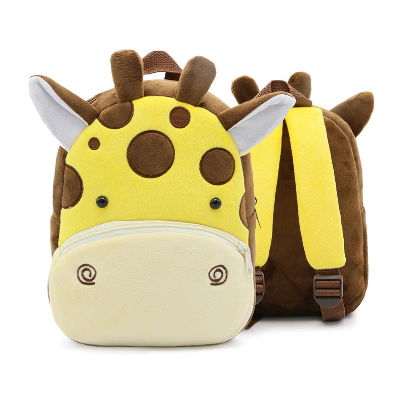 Adorable Zooby BackPack for Kids - Plush Animal Design Backpack with Adjustable Straps and Spacious Interior