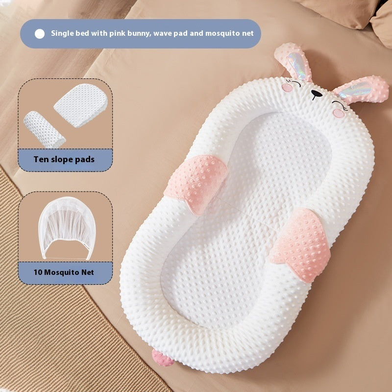 CozyNest Baby Bed in Cute Rabbit design – Portable, Innovative Design for Newborns