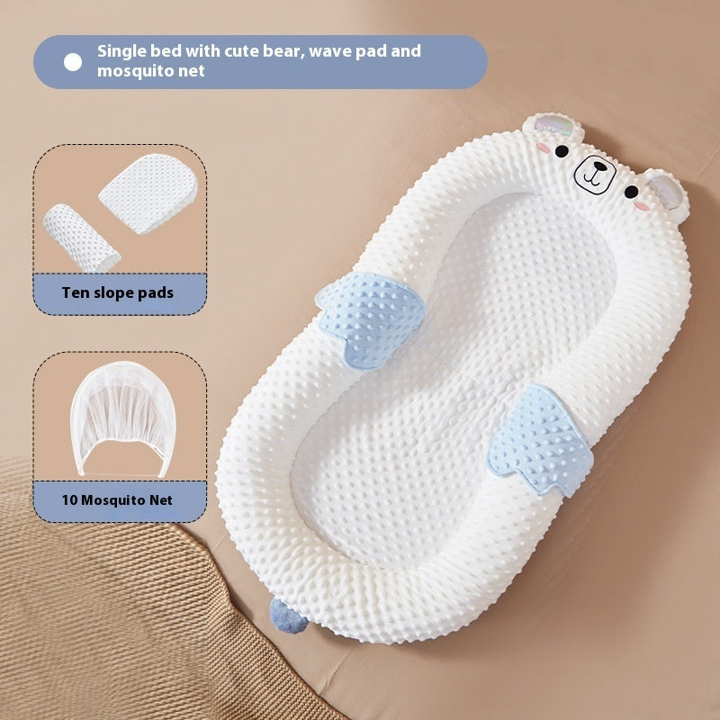 Cozy Nest Baby Bed in Cute Bear design – Portable, Innovative Design for Newborns