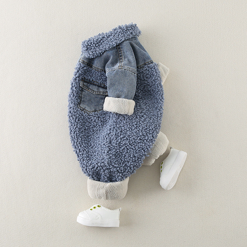 Cute denim jumpsuit for kids – Stylish, durable, and perfect for everyday wear and playtime