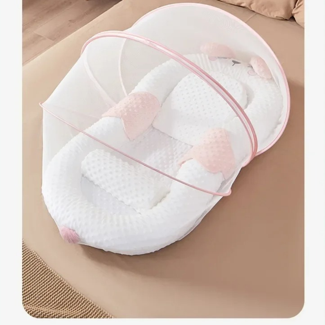 CozyNest Baby Bed in Cute Rabbit design – Portable, Innovative Design for Newborns