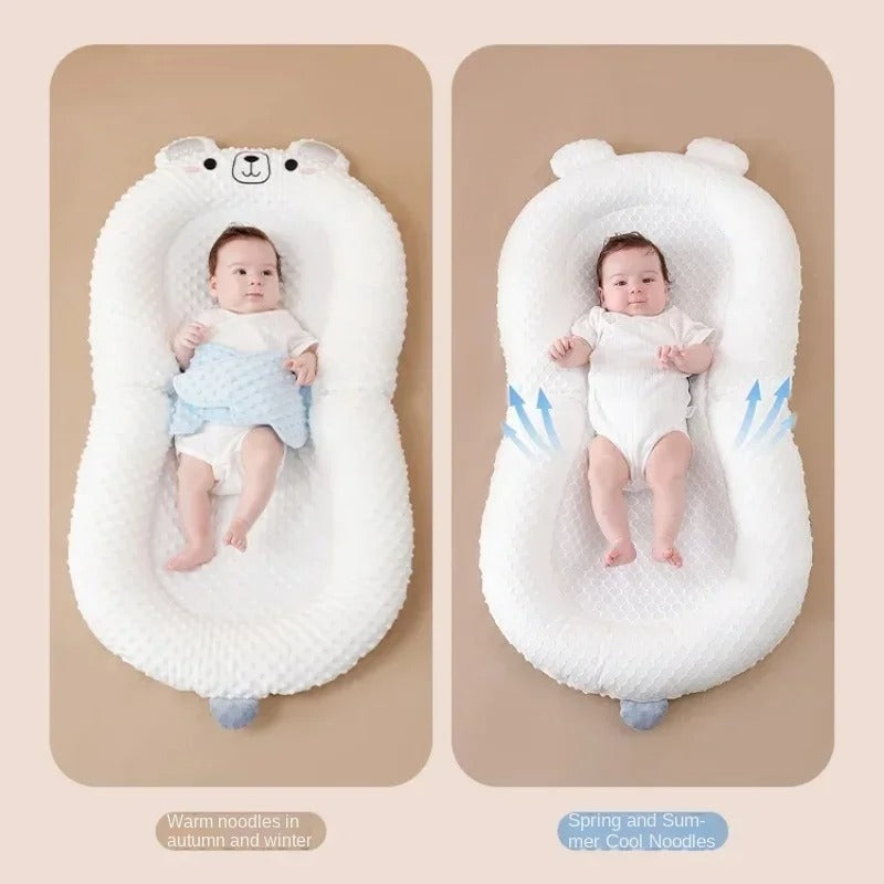 CozyNest Baby Bed in Cute Bear design – Portable, Innovative Design for Newborns